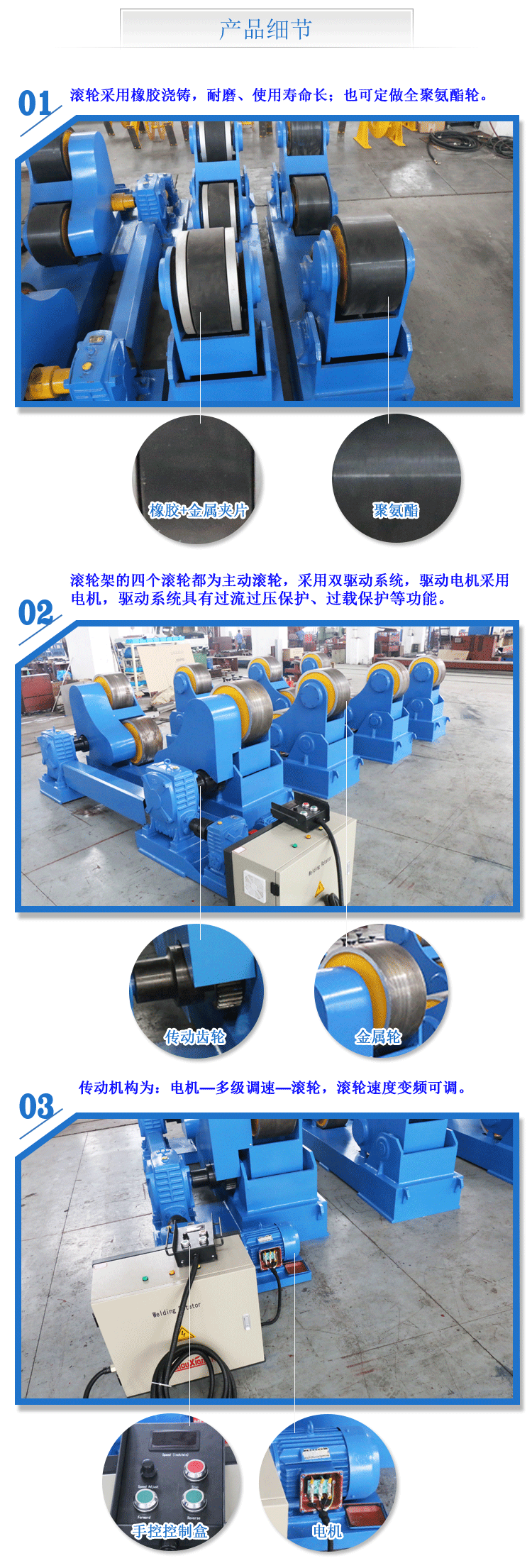 自調(diào)式滾輪架