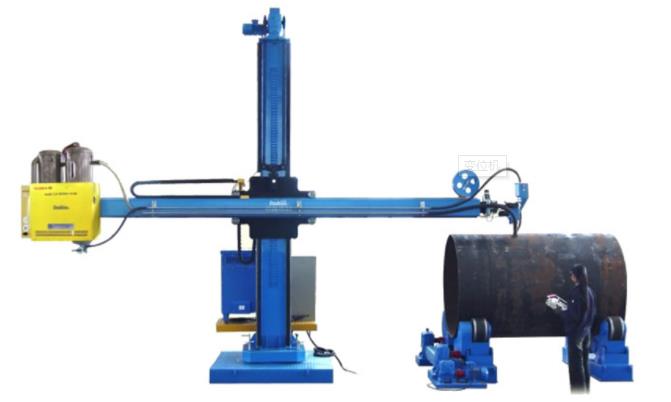 變位機(jī)為實(shí)現(xiàn)環(huán)縫焊接做準(zhǔn)備