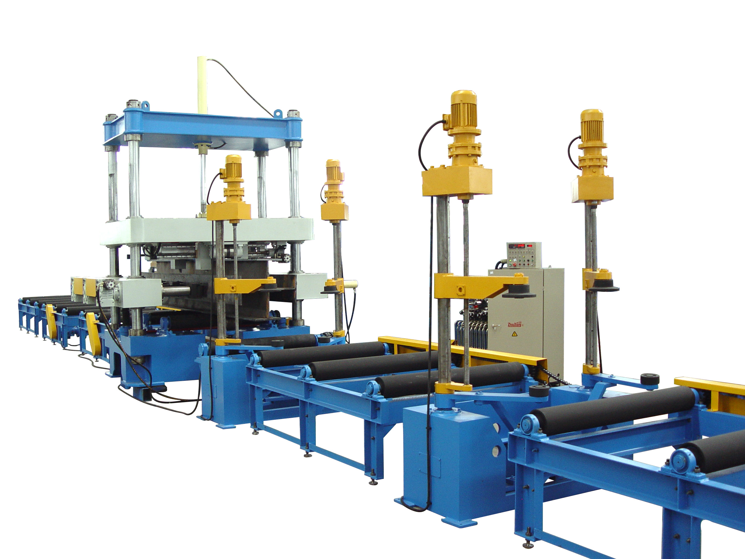 江蘇十字梁組立機(jī)生產(chǎn)廠家有嗎， 我們公司要購買一臺加工箱型梁