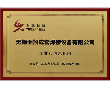 國(guó)家級(jí)小巨人企業(yè)